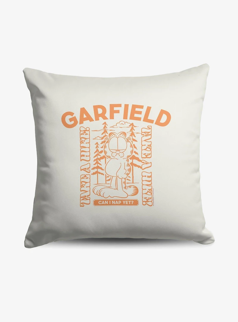 Garfield Can I Nap Yet Throw Pillow