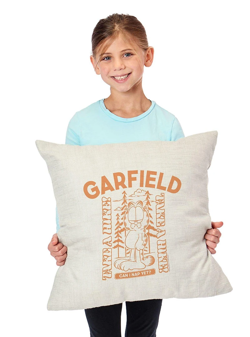 Garfield Can I Nap Yet Throw Pillow