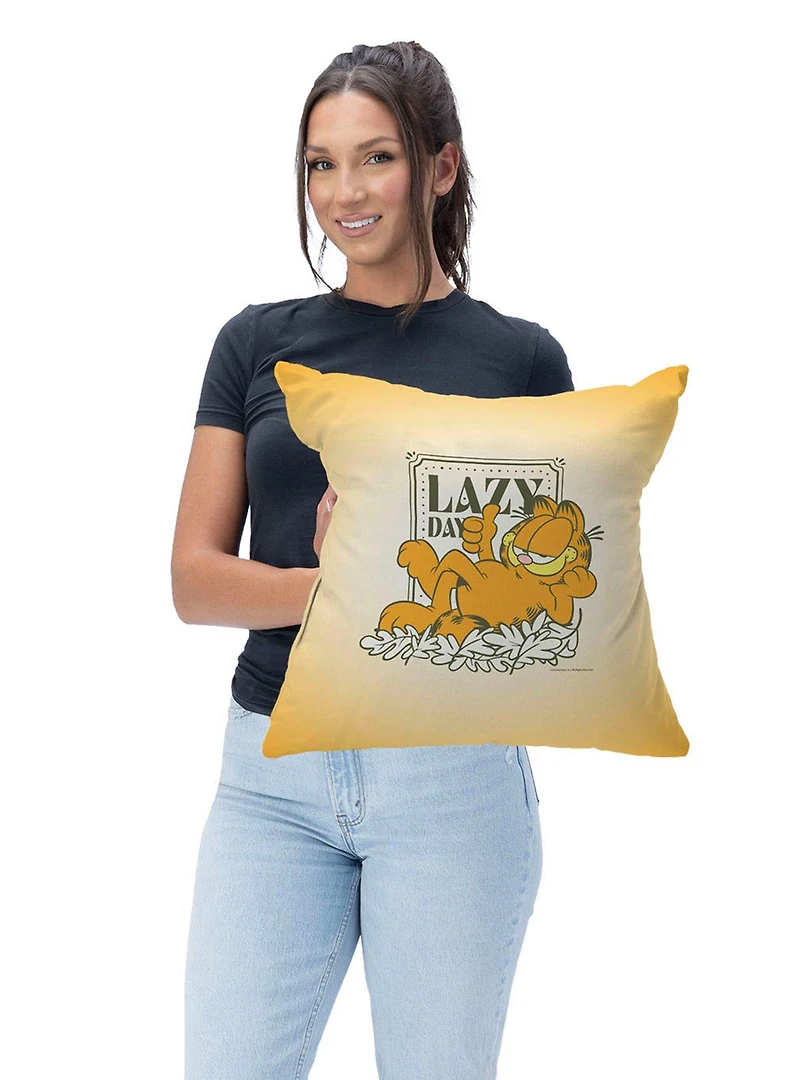 Garfield Lazy Day Throw Pillow
