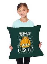 Garfield Stop For Lunch Throw Pillow