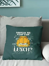 Garfield Stop For Lunch Throw Pillow