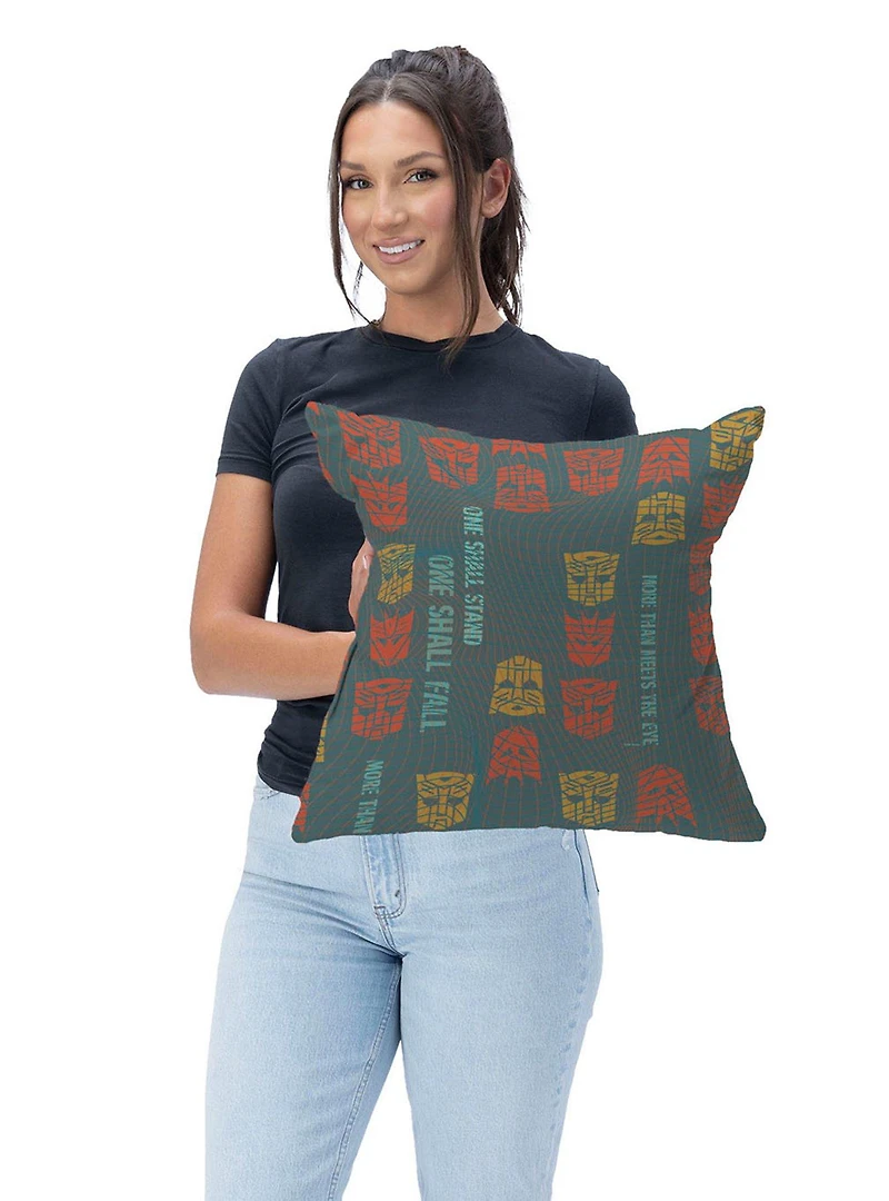 Transformers One Shall Stand One Shall Fall Throw Pillow
