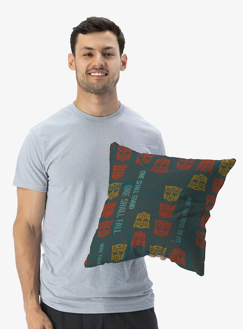 Transformers One Shall Stand One Shall Fall Throw Pillow