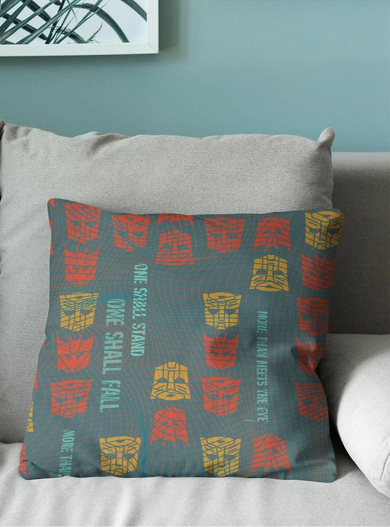 Transformers One Shall Stand One Shall Fall Throw Pillow