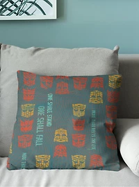 Transformers One Shall Stand One Shall Fall Throw Pillow