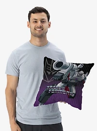 Transformers G1 Grid Megatron Throw Pillow
