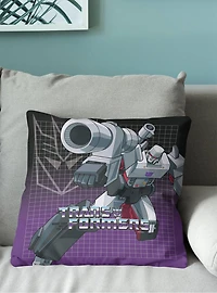 Transformers G1 Grid Megatron Throw Pillow