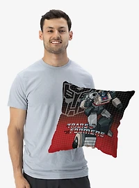 Transformers G1 Grid Jazz Throw Pillow