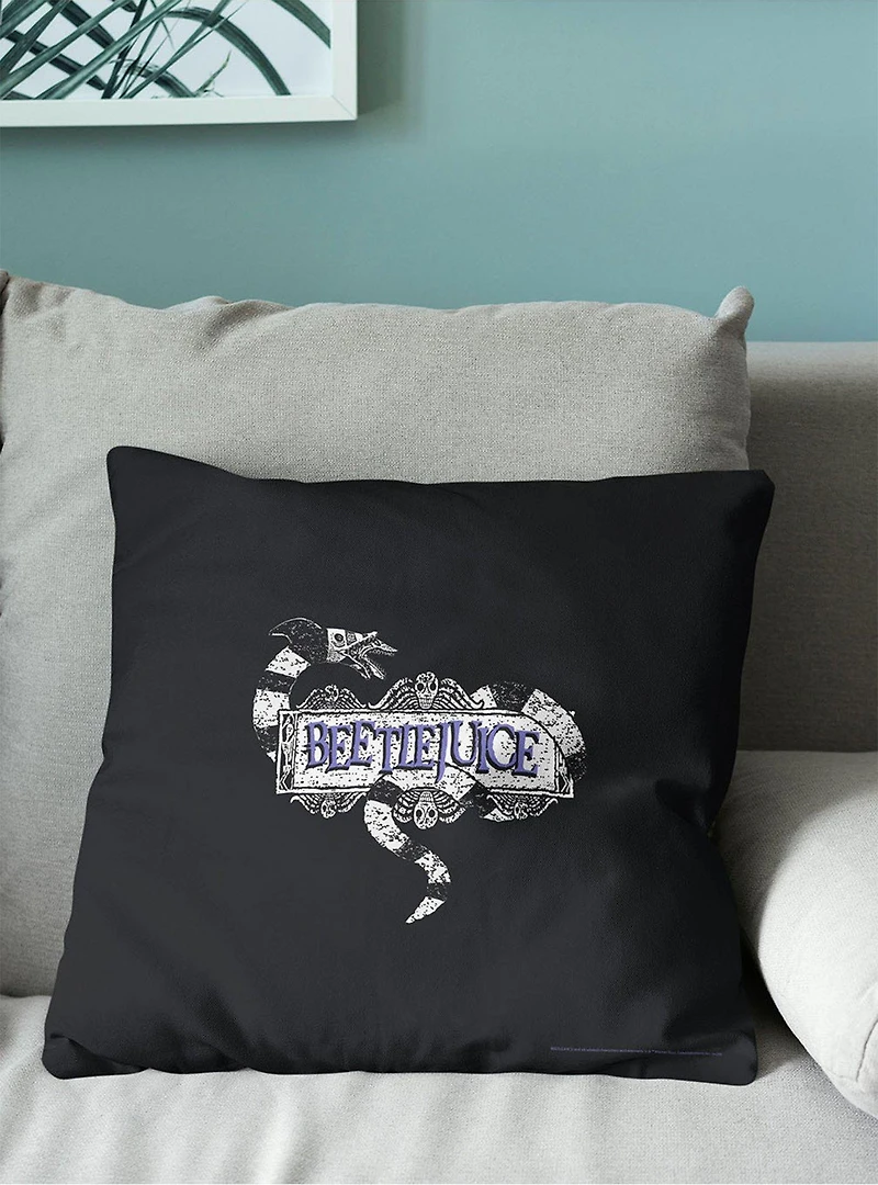 Beetlejuice Into The Afterlife Throw Pillow