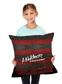 A Nightmare On Elm Street Sweater Throw Pillow
