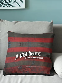 A Nightmare On Elm Street Sweater Throw Pillow