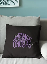 Beetlejuice Strange and Unusual Throw Pillow