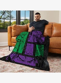 DC Comics Gotham Grin 50x60" Silk Touch Throw Blanket