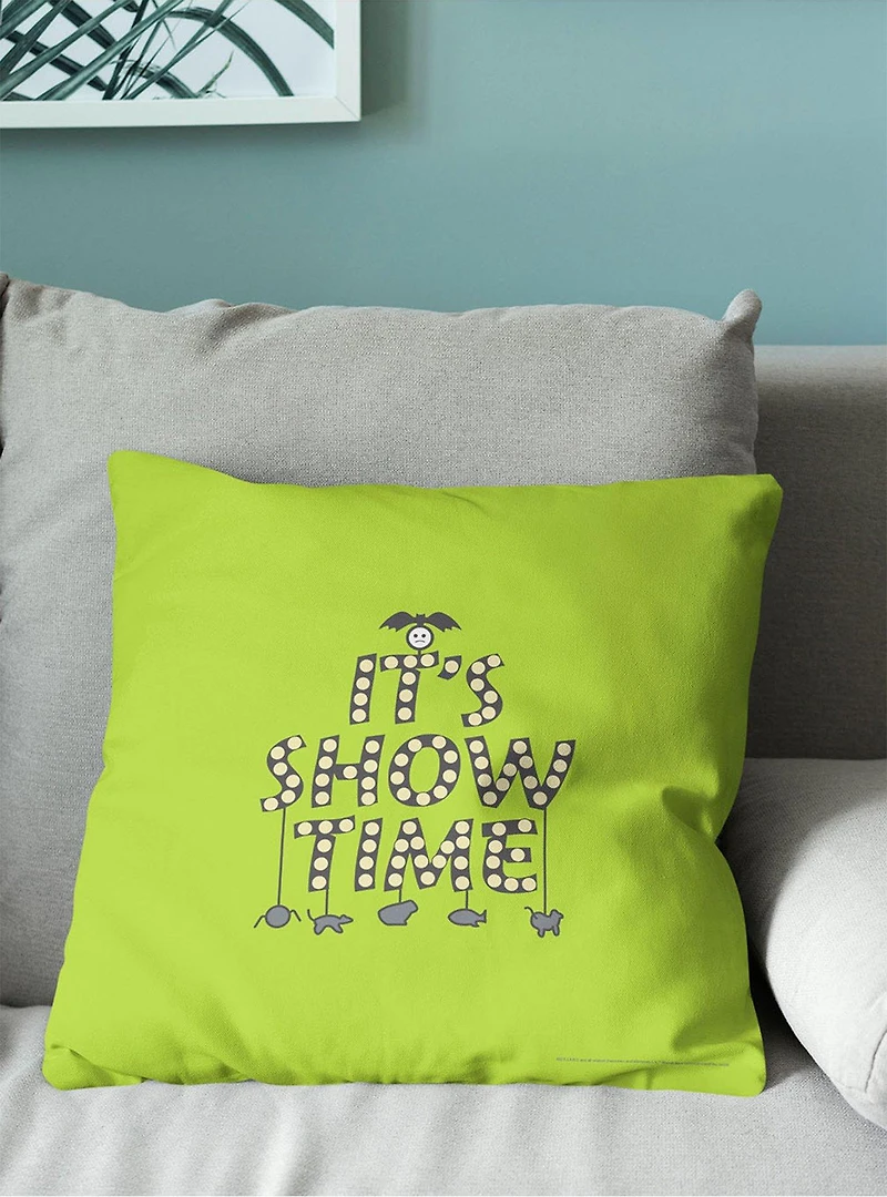 Beetlejuice It's Showtime Throw Pillow
