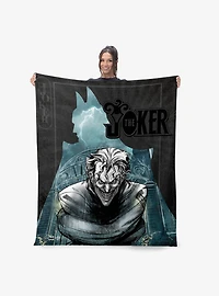 DC Comics Joker's Embrace 50x60" Silk Touch Throw Blanket