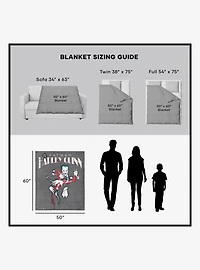 DC Comics Joker Tango 50x60" Silk Touch Throw Blanket