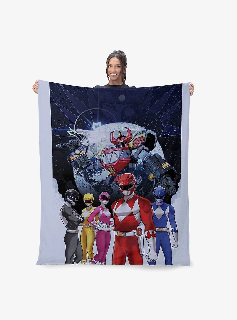 Mighty Morphin Power Rangers 40x50" Silk Touch Throw Blanket