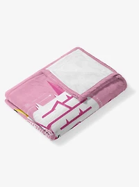 Mighty Morphin Power Rangers Pink and Yellow 40x50" Silk Touch Throw Blanket