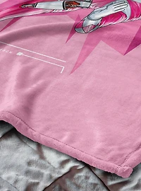 Mighty Morphin Power Rangers Pink and Yellow 40x50" Silk Touch Throw Blanket