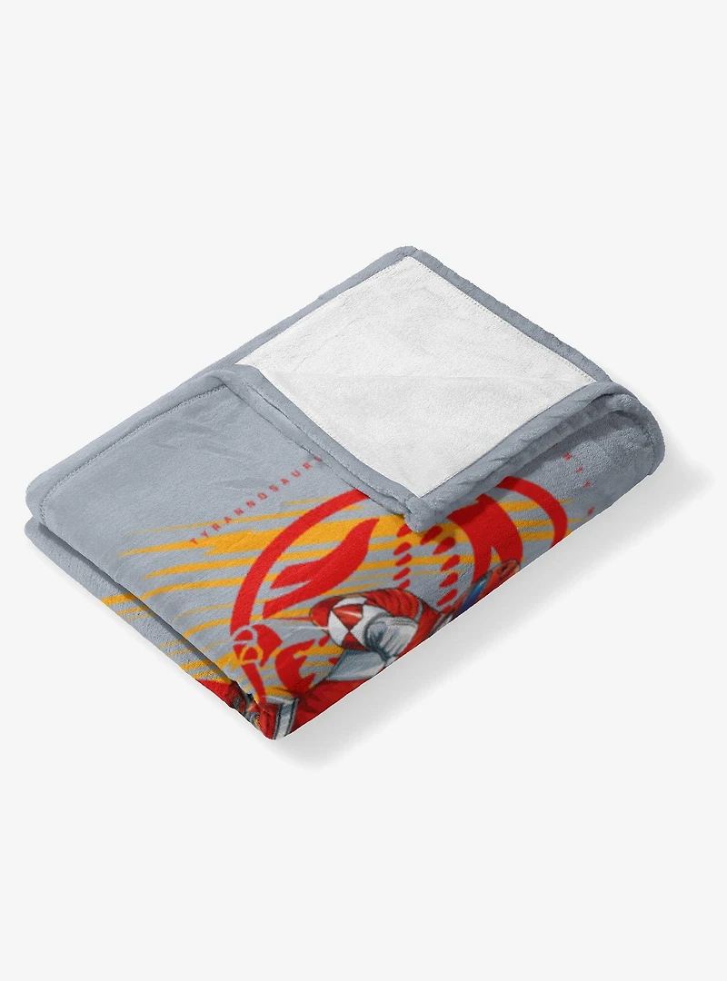 Mighty Morphin Power Rangers Red Ranger 40x50" Silk Touch Throw Blanket
