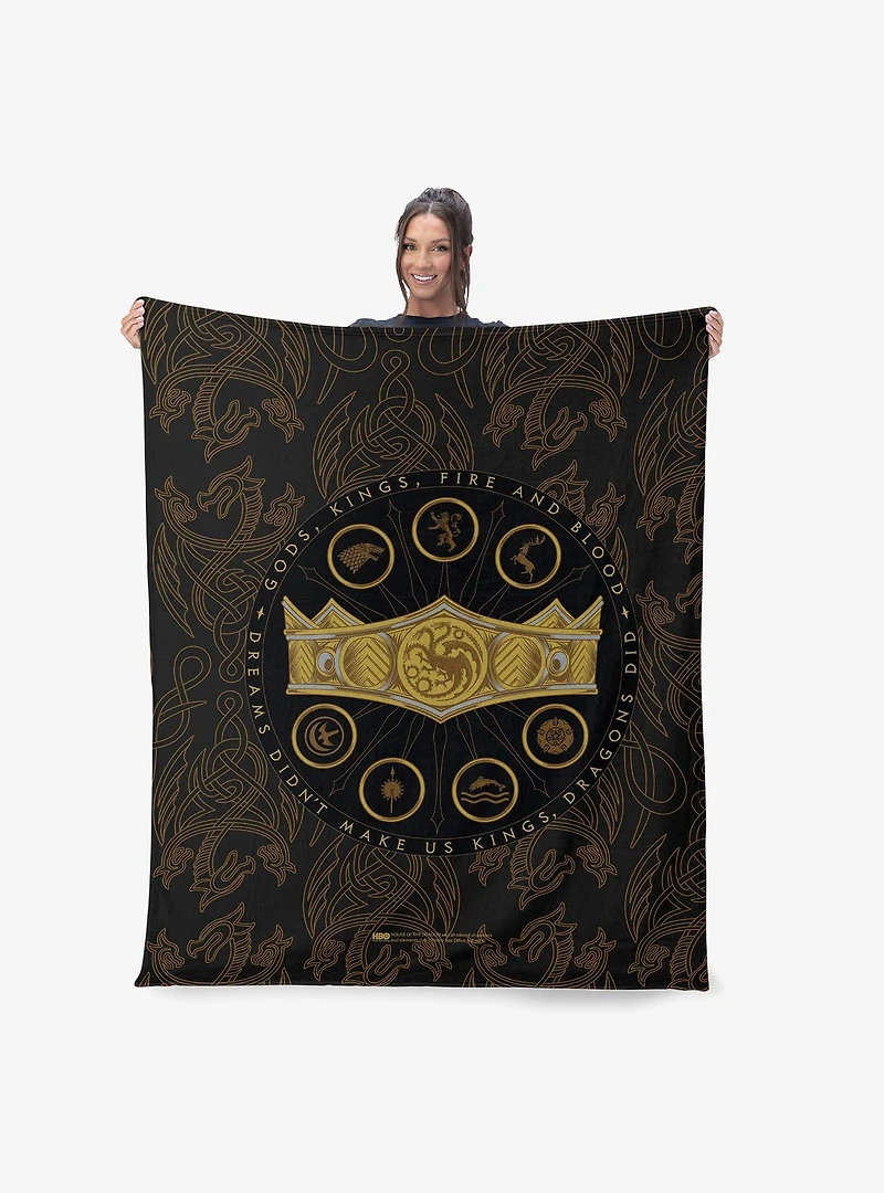House of the Dragon Dragons Did 40x50" Silk Touch Throw Blanket