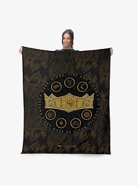 House of the Dragon Dragons Did 40x50" Silk Touch Throw Blanket