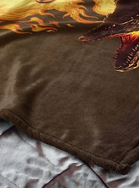 House of the Dragon Fire and Blood Reigns 40x50" Silk Touch Throw Blanket