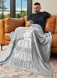 Where The Wild Things Are King Of All 40x50" Silk Touch Throw Blanket