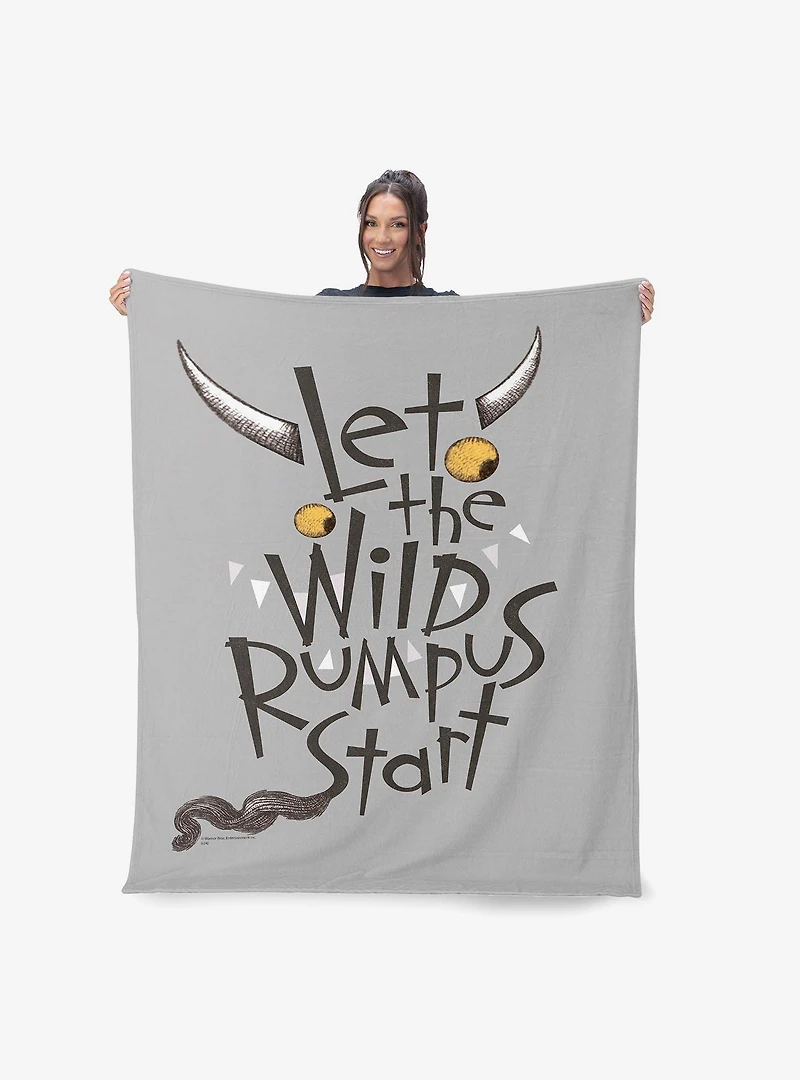 Where The Wild Things Are Wild Rumpus 40x50" Silk Touch Throw Blanket