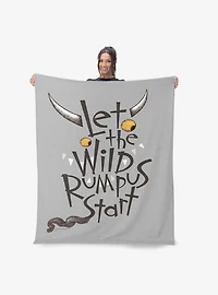 Where The Wild Things Are Wild Rumpus 40x50" Silk Touch Throw Blanket