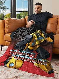 Transformers G1 Grid Bumblebee 40x50" Silk Touch Throw Blanket