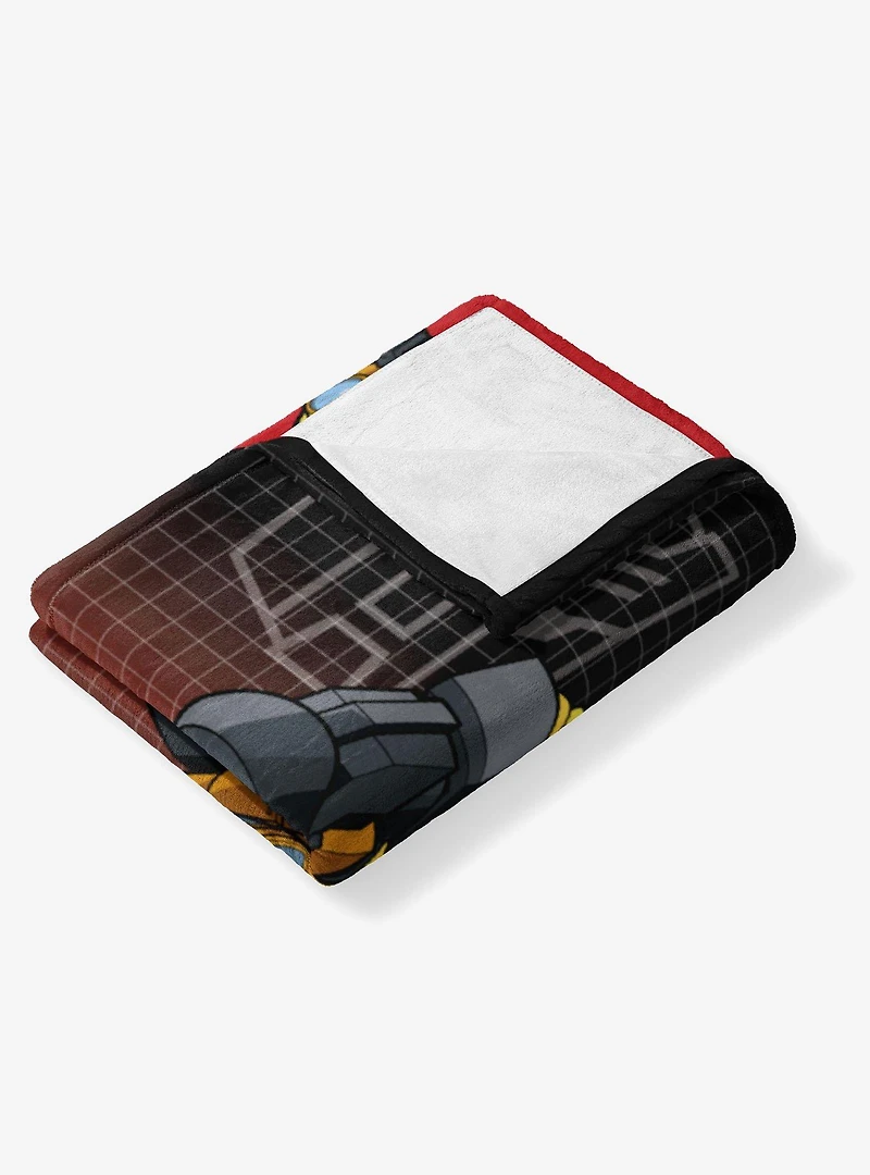 Transformers G1 Grid Bumblebee 40x50" Silk Touch Throw Blanket
