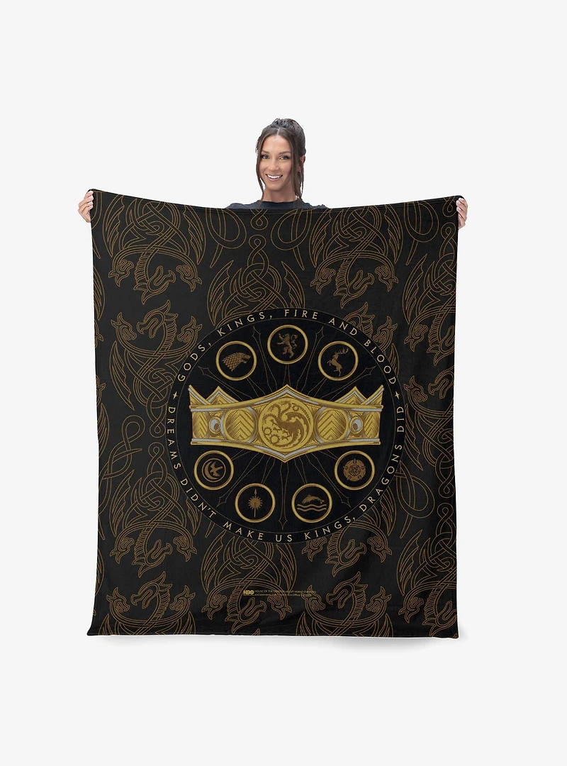 House of the Dragon Dragons Did 50x60" Silk Touch Throw Blanket