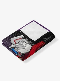 Transformers G1 Grid Starscream 40x50" Silk Touch Throw Blanket