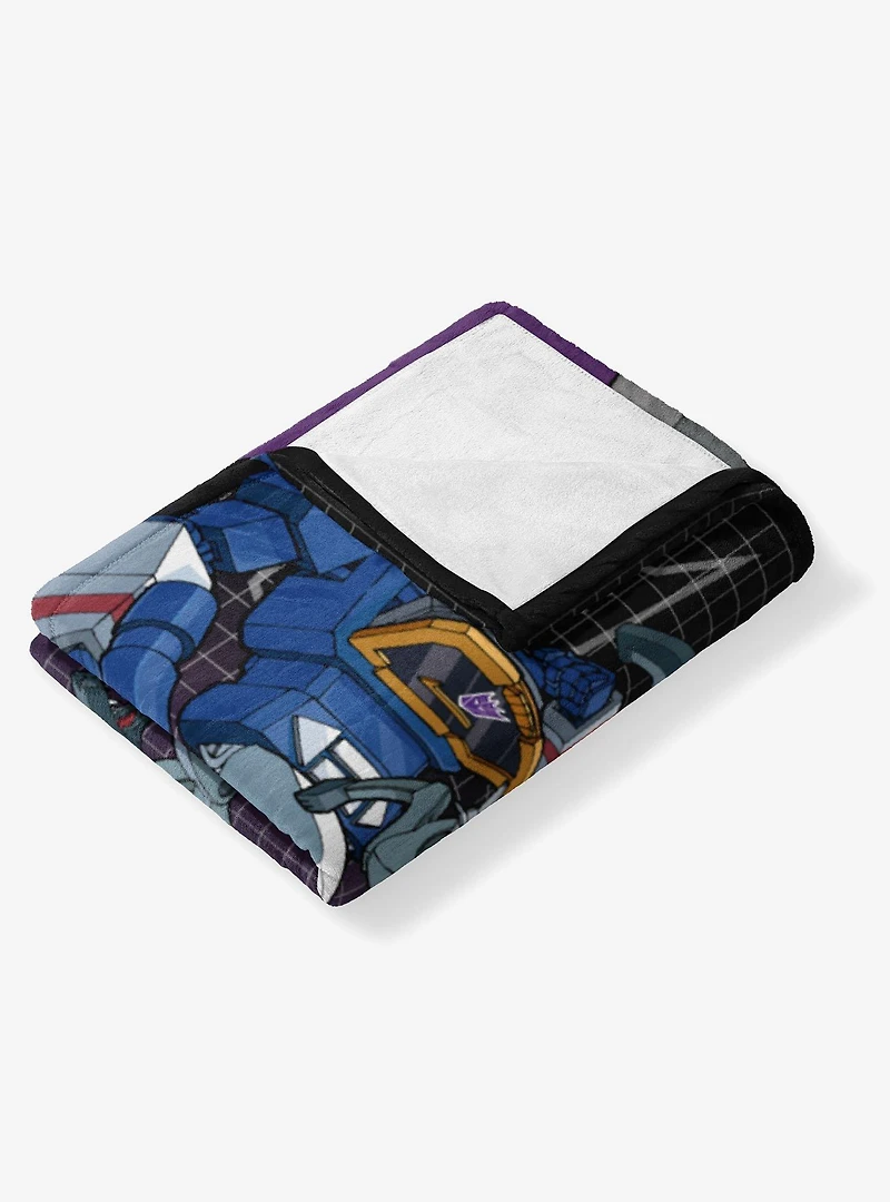 Transformers G1 Grid Soundwave 40x50" Silk Touch Throw Blanket