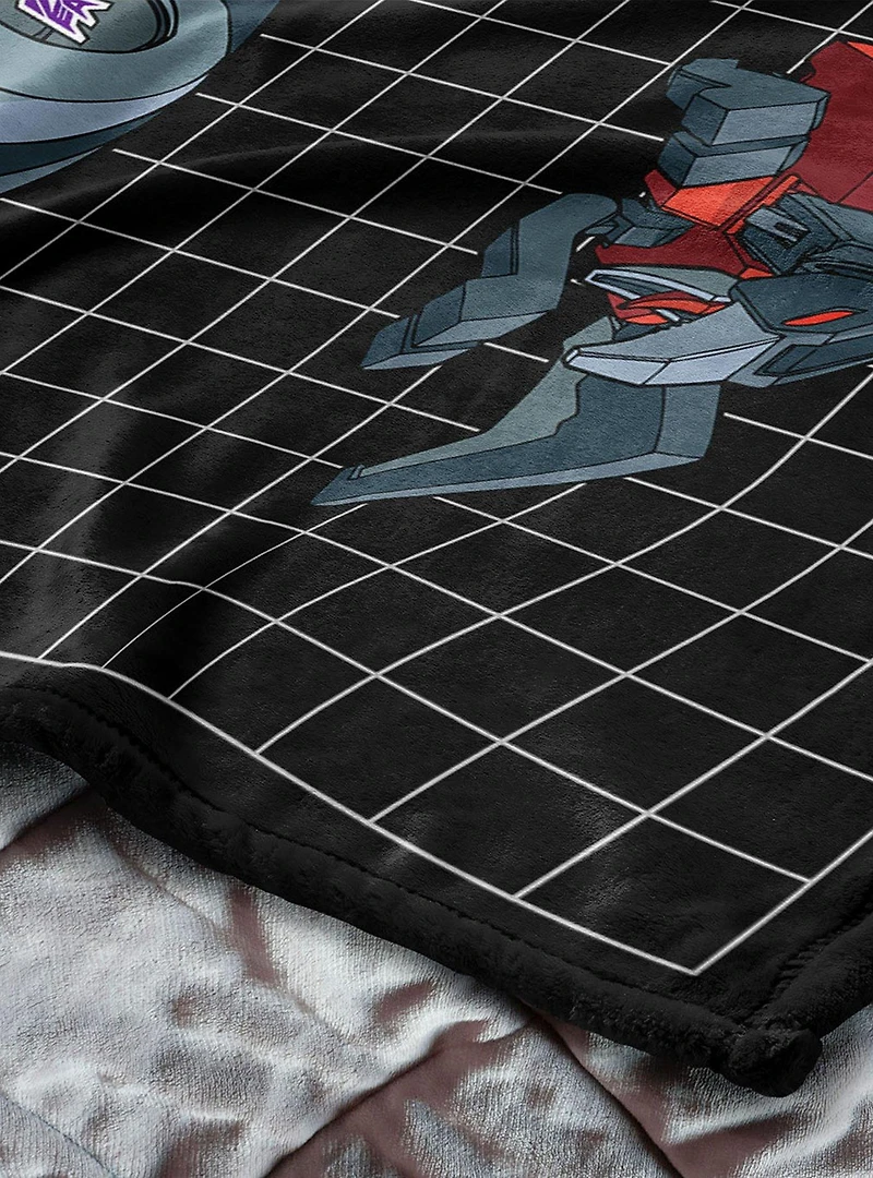 Transformers G1 Grid Soundwave 40x50" Silk Touch Throw Blanket