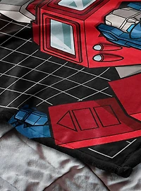Transformers G1 Grid Optimus Prime 40x50" Silk Touch Throw Blanket