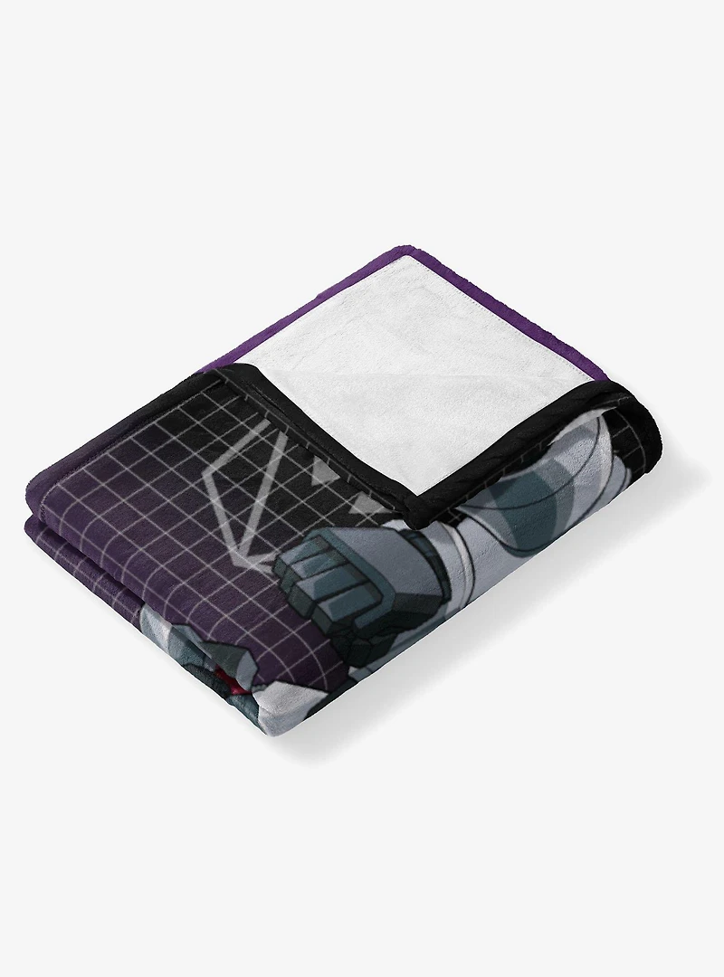 Transformers G1 Grid Megatron 40x50" Silk Touch Throw Blanket