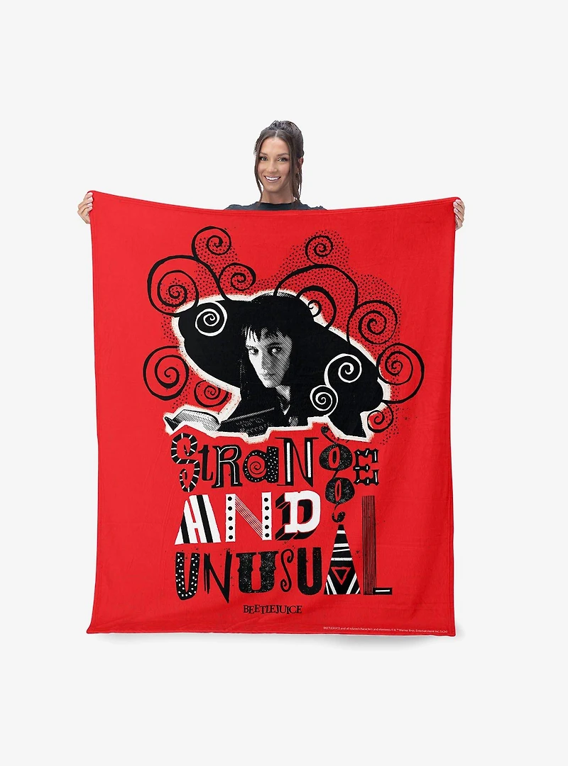 Beetlejuice So So Strange 40x50" Silk Touch Throw Blanket