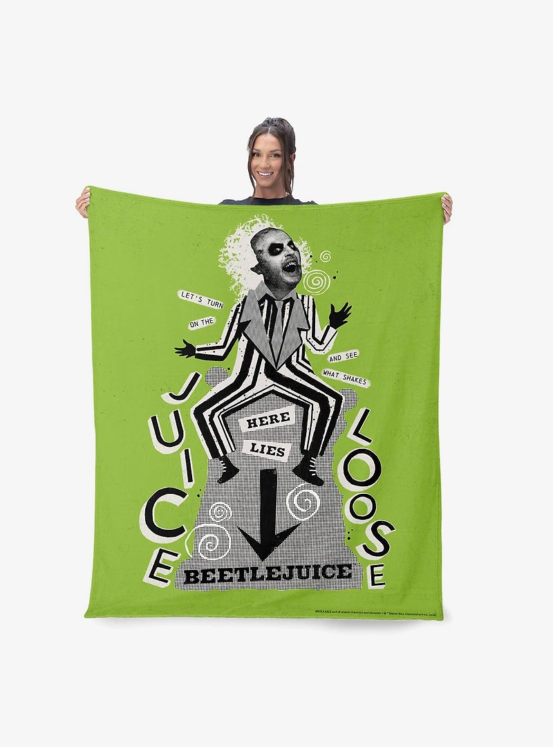Beetlejuice Juice Is Loose 40x50" Silk Touch Throw Blanket