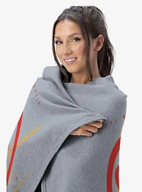 Mighty Morphin Power Rangers Red Ranger 50x60" Silk Touch Throw Blanket