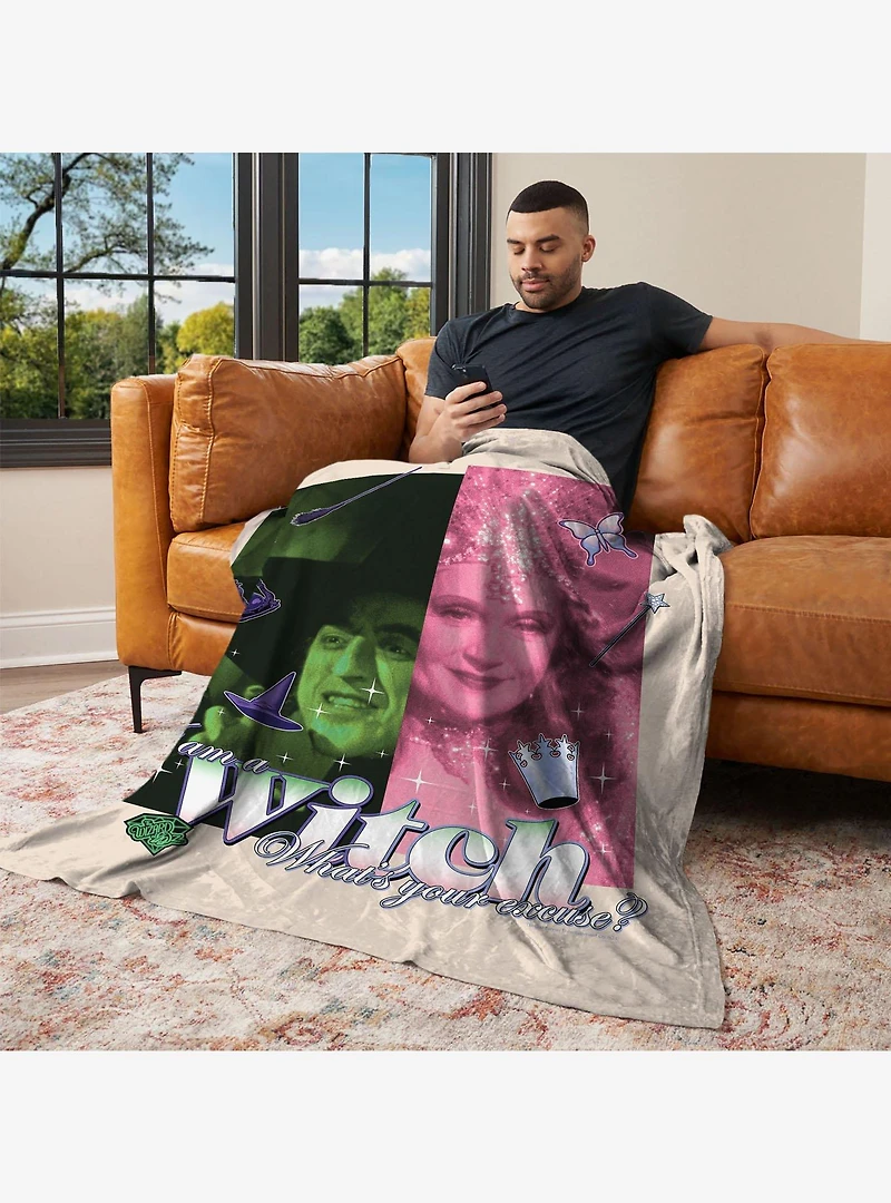 The Wizard of Oz What's Your Excuse 50x60" Silk Touch Throw Blanket