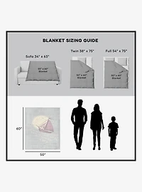 Where The Wild Things Are He Sailed 50x60" Silk Touch Throw Blanket
