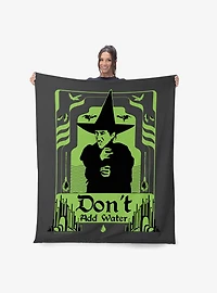 The Wizard of Oz Don't Add Water 50x60" Silk Touch Throw Blanket