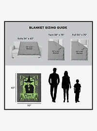 The Wizard of Oz Don't Add Water 50x60" Silk Touch Throw Blanket