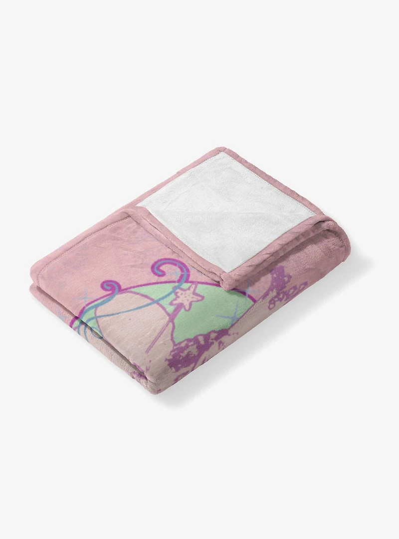 The Wizard of Oz Glinda Pattern 50x60" Silk Touch Throw Blanket