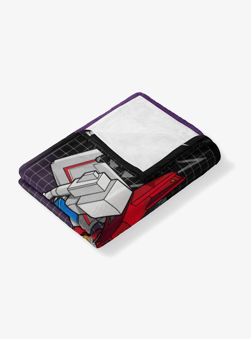 Transformers G1 Grid Starscream 50x60" Silk Touch Throw Blanket