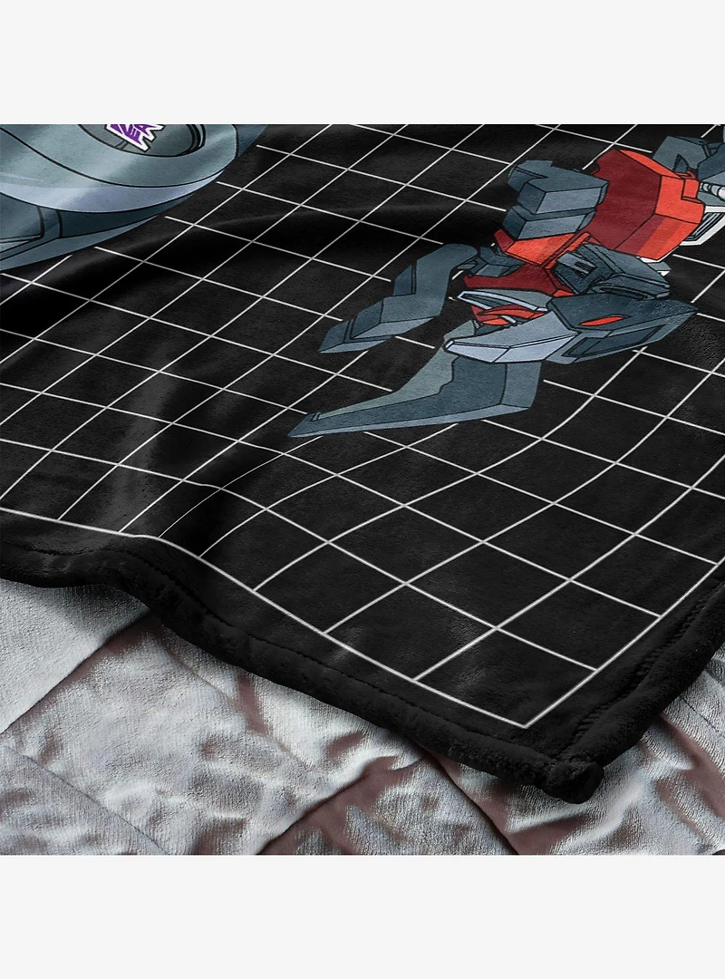 Transformers G1 Grid Soundwave 50x60" Silk Touch Throw Blanket
