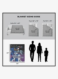 Transformers G1 Grid Soundwave 50x60" Silk Touch Throw Blanket