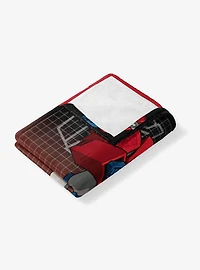Transformers G1 Grid Optimus Prime 50x60" Silk Touch Throw Blanket